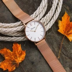 Beste Verkoop 💯 Elysian - Dames Horloge - Rose Goud Mesh - Waterdicht - 36mm 👏 -Sieraden-horloges Winkel 550x687 2