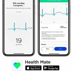 Beste deal ✔️ WITHINGS Move ECG - Hybride Smartwatch - 38 Mm - Zwart/Geel 🎁 -Sieraden-horloges Winkel 550x694