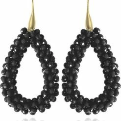 Uitgang ๐ Cilla Jewels Druppel Oorbellen Stardust Black ๐