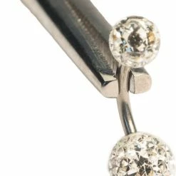 Goedkoop 👍 Piercings Works Navel Piercing Enige Echte Met Helderwit Swarovski (1.6x10mm) 💯 -Sieraden-horloges Winkel 550x707