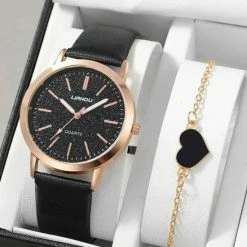 Flash-uitverkoop 🎁 Fashion Jewelry Horloge Set Jewellery Jewels Cadeau Kerst Sieraad 🤩