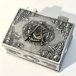 Promo 👍 Vrijmetselarij, Vrijmetselaars, Freemasons, Masonic Juwelendoos, Juwelenkist 👍 -Sieraden-horloges Winkel 550x725