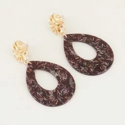 Flash-uitverkoop 🎉 My Jewellery Bruine Oorhangers Druppel Met Goud 🎁 -Sieraden-horloges Winkel 550x726 1