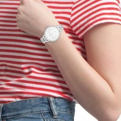 Top 10 🎉 Fossil Jacqueline ES3545 Dameshorloge 36 Mm - Zilverkleurig 🔔 -Sieraden-horloges Winkel 550x733 2