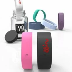 Korting 😀 TOO LATE - Siliconen Horloge - ORIGINAL LED ⌚ WATCH - Black - Polsmaat S 😍 -Sieraden-horloges Winkel 550x733 6