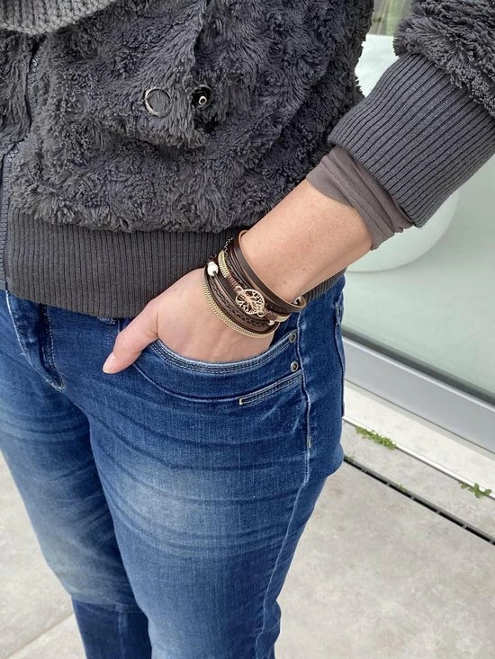 Top 10 ๐ Armband Dames Rosegoud- Leren Wikkelarmband Galeara Design Rosekleurig En Bruin Dames Levensboom 18,5cm - Galeara Design ๐ 4 Top 10 ๐ Armband Dames Rosegoud- Leren Wikkelarmband Galeara Design Rosekleurig En Bruin Dames Levensboom 18,5cm - Galeara Design ๐ - Afbeelding 2