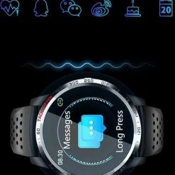 Top 10 🤩 Belesy® Tachy - Smartwatch Heren - Smartwatch Dames - Horloge - Stappenteller - Hart ECG - 1.3 Inch - Kleurenscherm - Donker Bruin - Leer 💯 -Sieraden-horloges Winkel 550x736