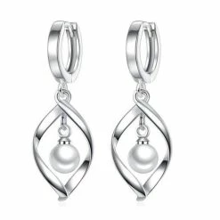 Flash-uitverkoop 🔥 Liefs Jade Ketting Dames | Oorringen Dames | 925 Zilver | Parel Ketting En Parel Oorbellen Zilver Dames | Ketting Met Parel Hanger | Parel Oorbellen Zilver | Sieraden Geschenkset | Schoencadeautje Sinterklaas | Black Friday 2022 | Kerstcadeau Voor Vrouwen 😍 -Sieraden-horloges Winkel 550x737