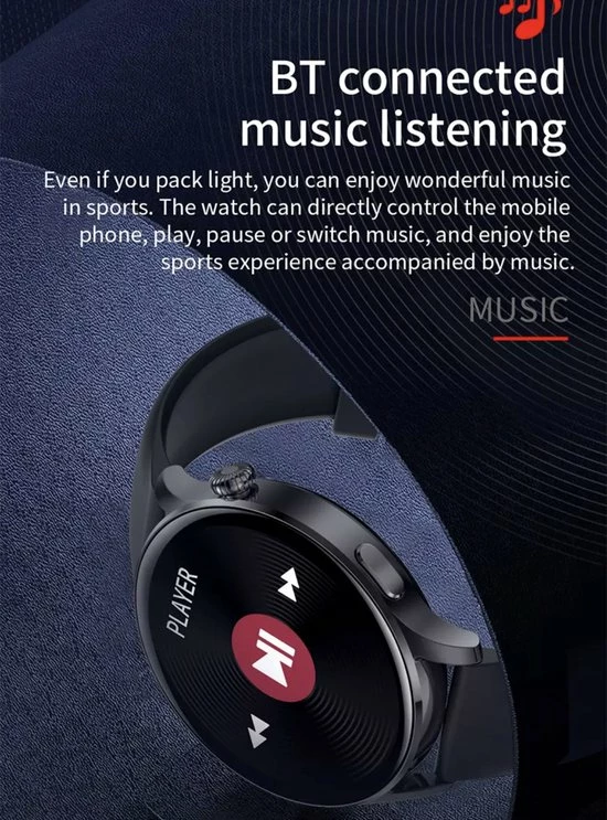 Korting 🔔 Smartwatch Rankos AK37 - Sporthorloge Goud Staal Schakel Bandje - Fitness - Stappenteller - Hartslag - Slaapmonitor - Bluetooth Bellen-Bel/message Herinnering - Camera Bediening-IP67 Waterbestendig - Met APP-Weer Informatie -Stopwatch - Muziek ✨ 19 Korting 🔔 Smartwatch Rankos AK37 - Sporthorloge Goud Staal Schakel Bandje - Fitness - Stappenteller - Hartslag - Slaapmonitor - Bluetooth Bellen-Bel/message Herinnering - Camera Bediening-IP67 Waterbestendig - Met APP-Weer Informatie -Stopwatch - Muziek ✨ - Afbeelding 17