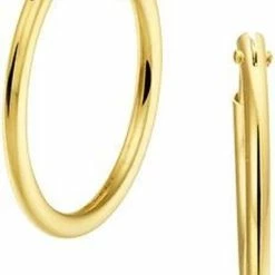 Top 10 🤩 Marie-Celeste Ronde Buis Dames Oorringen 15 Mm - Goud ⭐ -Sieraden-horloges Winkel 550x768