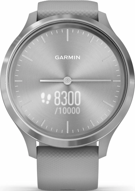 Flash-uitverkoop ⌛ Garmin Vivomove 3 Hybrid Smartwatch - Echte Wijzers - Verborgen Touchscreen - Connected GPS - Silver/Grey ⭐ 18 Flash-uitverkoop ⌛ Garmin Vivomove 3 Hybrid Smartwatch - Echte Wijzers - Verborgen Touchscreen - Connected GPS - Silver/Grey ⭐ - Afbeelding 16