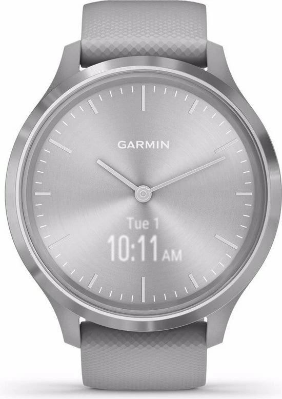 Flash-uitverkoop ⌛ Garmin Vivomove 3 Hybrid Smartwatch - Echte Wijzers - Verborgen Touchscreen - Connected GPS - Silver/Grey ⭐ 15 Flash-uitverkoop ⌛ Garmin Vivomove 3 Hybrid Smartwatch - Echte Wijzers - Verborgen Touchscreen - Connected GPS - Silver/Grey ⭐ - Afbeelding 13