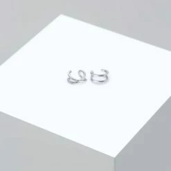 Coupon 🔥 Elli Oorbellen Oorringen Earcuff Set Geo Basic Minimal 925 Sterling Silver 🎁 -Sieraden-horloges Winkel 550x794 7