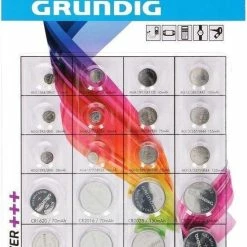 Aanbiedingen 😀 Alkaline Lithium Grundig Assortiment 20 Knoop Cel Batterijen 😉