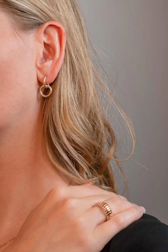 Top 10 β€οΈ Victorious Dames Oorbellen Roségoud – Dubbele Ring Met Lijnen – 2CM π 6 Top 10 β€οΈ Victorious Dames Oorbellen Roségoud – Dubbele Ring Met Lijnen – 2CM π - Afbeelding 4