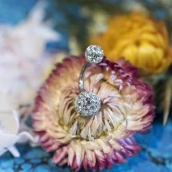 Goedkoop 👍 Piercings Works Navel Piercing Enige Echte Met Helderwit Swarovski (1.6x10mm) 💯 -Sieraden-horloges Winkel 550x825 4